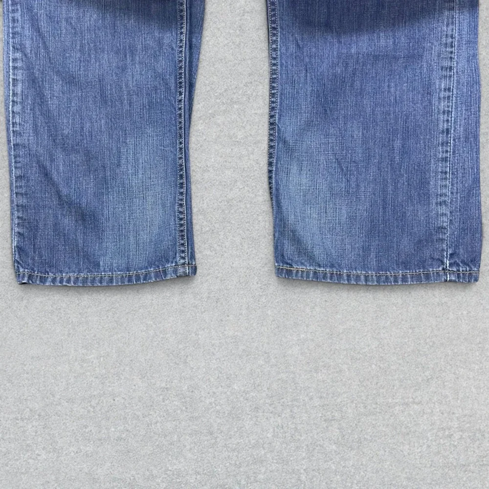 Levis 559 Jeans Mens 36x31 Blue Denim Distressed Relaxed Fit‎ Straight Leg Y2K